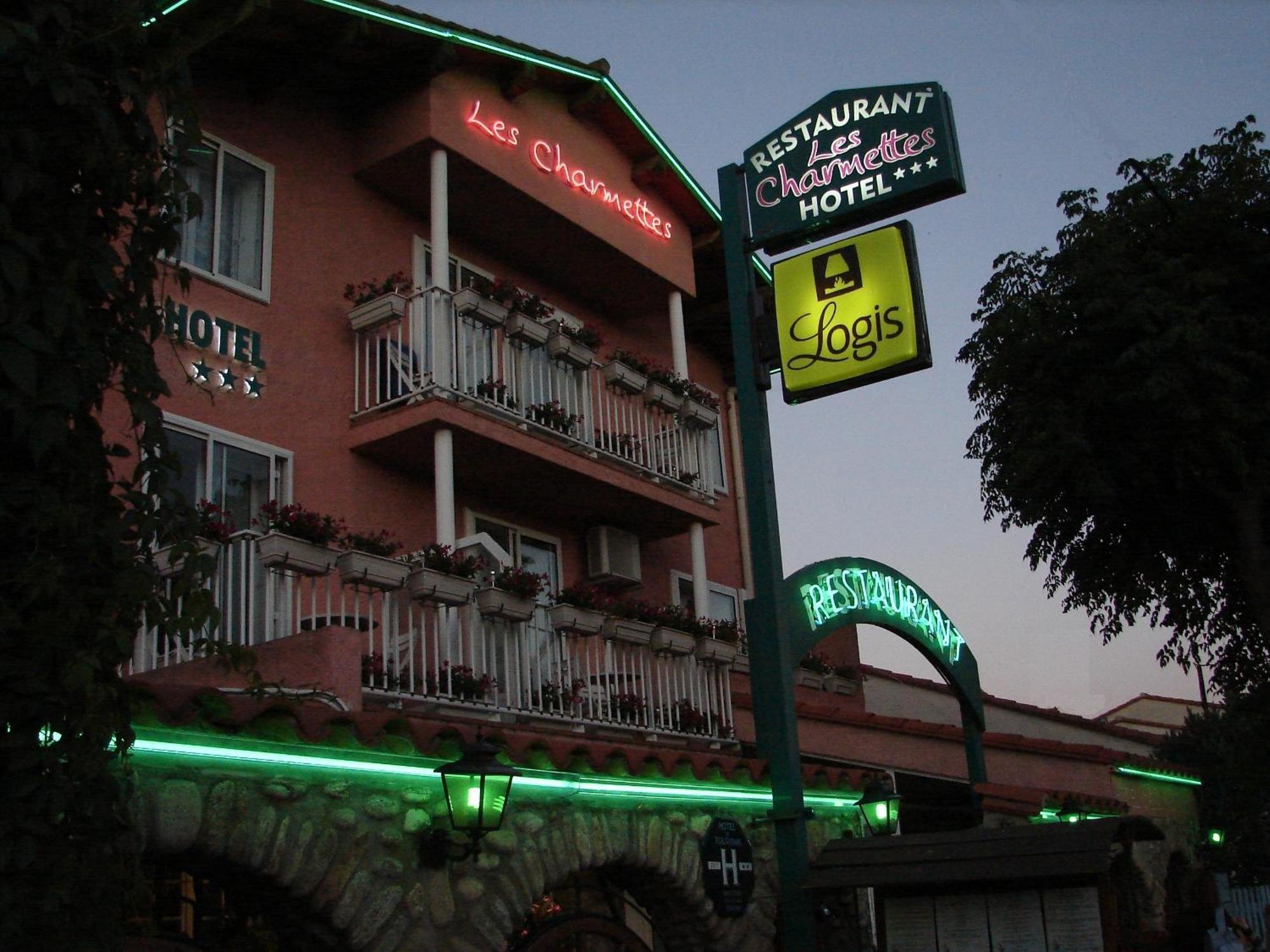 Logis Hotel Restaurant Les Charmettes Argelès-sur-Mer Eksteriør bilde
