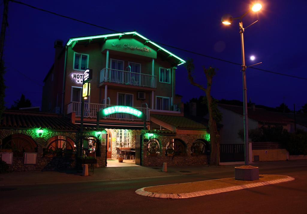 Logis Hotel Restaurant Les Charmettes Argelès-sur-Mer Eksteriør bilde