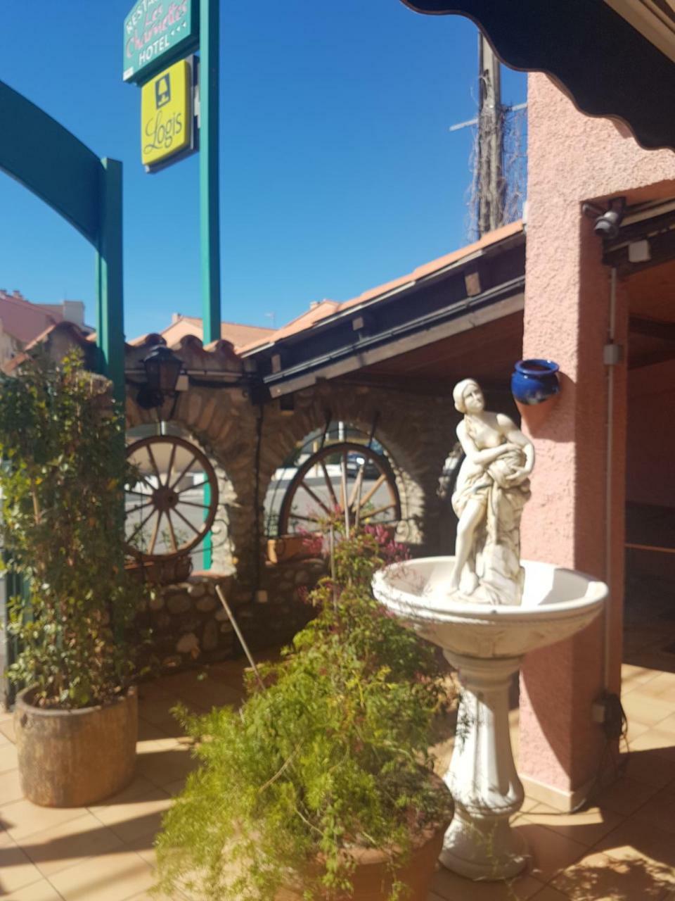 Logis Hotel Restaurant Les Charmettes Argelès-sur-Mer Eksteriør bilde